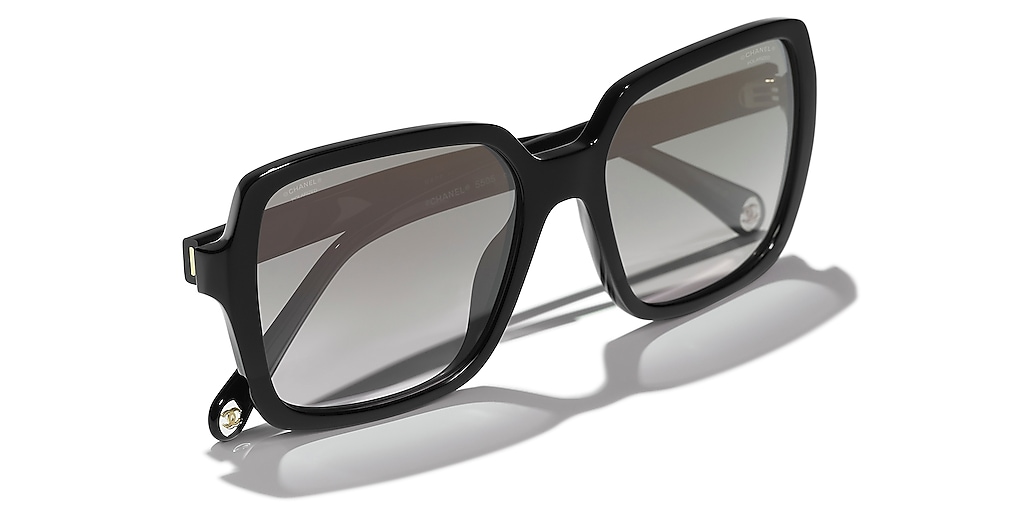 CHANEL☆Square Sunglasses 5505 サングラス 2色【UK発】 Chanel Square Sunglasses CH5505 M (54 - 17) with Grey lenses