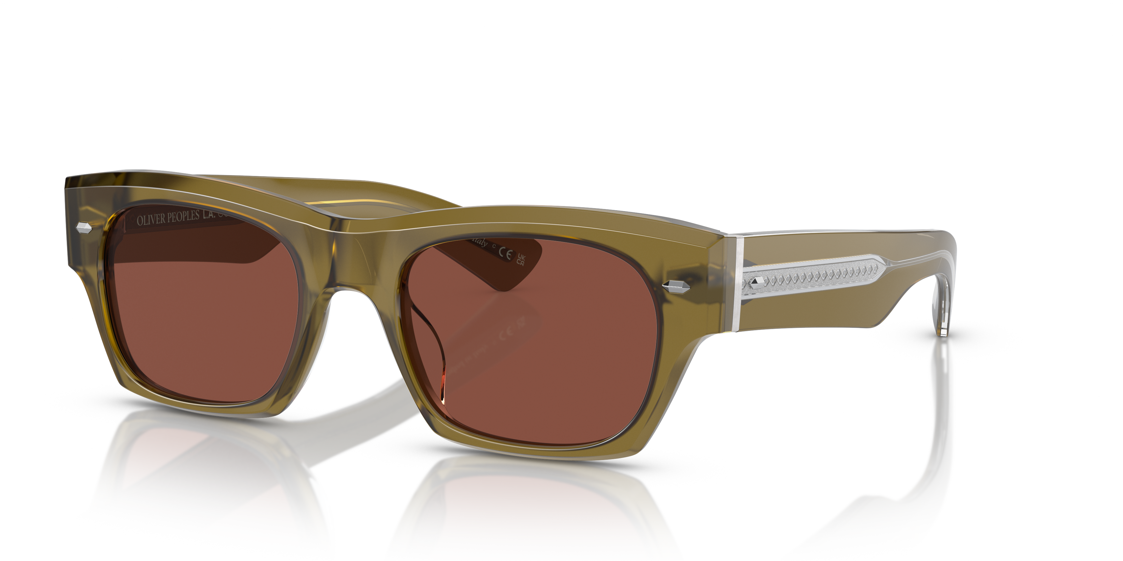 Oliver Peoples OV5514SU Kasdan M (51 - 20) with Red lenses