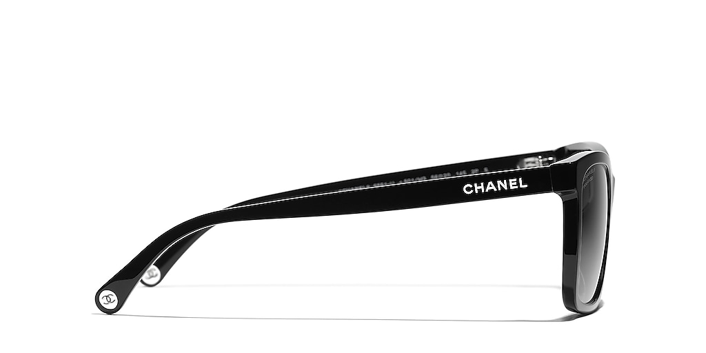 CHANEL シャネル ロゴ レクタングル サングラス CH5551U Chanel Rectangle Sunglasses CH5551U L (56 - 20) with Grey