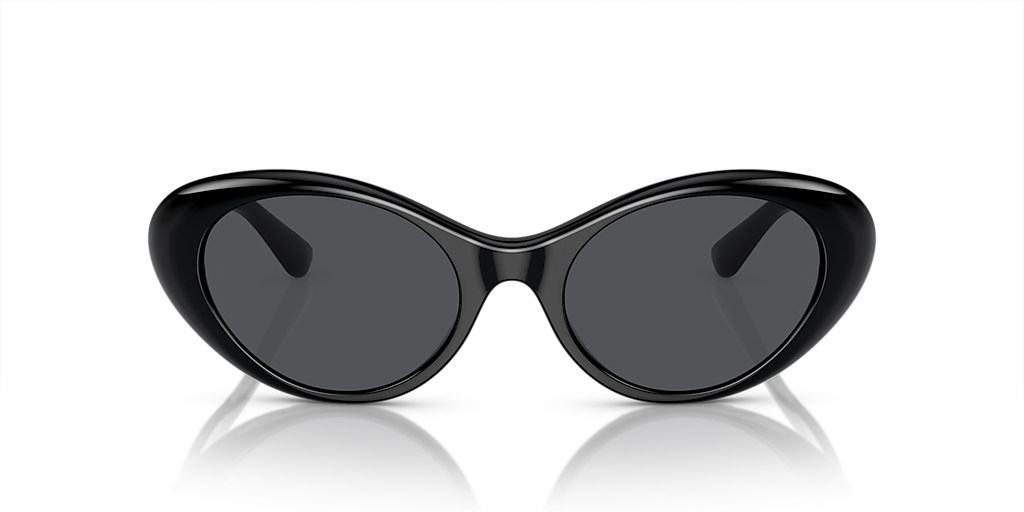 VERSACE VE4455U Black - Women Luxury Sunglasses, Dark Grey Lens
