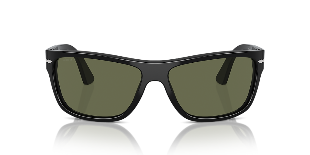 Persol PO3342S L (63 - 14) with Green lenses and Black frame