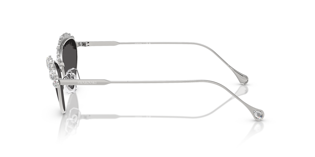 Swarovski SK7009 M (55 - 17) with Grey lenses and Silver frame