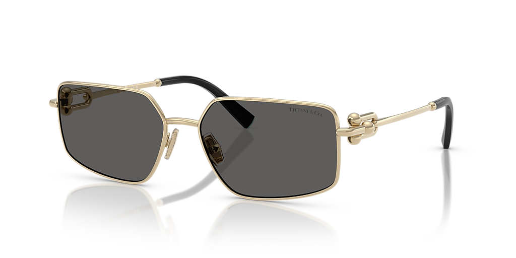 Tiffany & Co. TF3111 XL (58 - 16) with Grey lenses and Gold frame