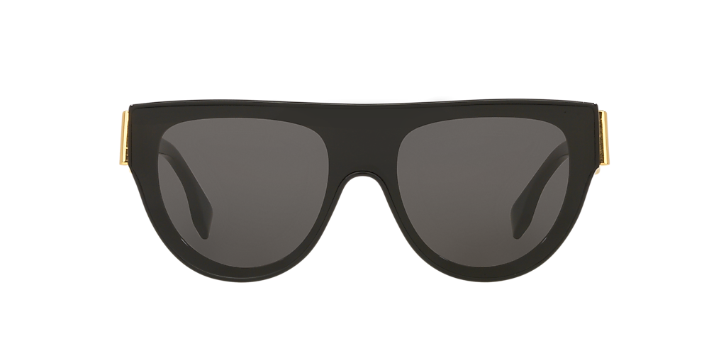 FENDI シルトフレムサンクラス FE40150I 01A Fendi Fe40150I XXL (90 - 190) with Grey lenses and Black