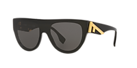 FENDI FE40150I Black - Women Sunglasses, Grey Lens