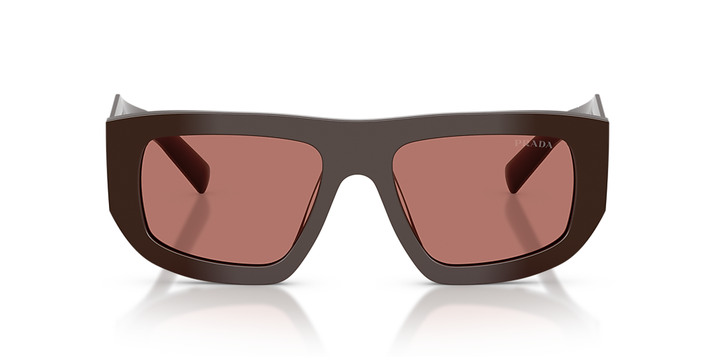 NEW Prada PR D04SU Sunglasses in Burgundy Red $497 Prada PR D04SU Aviator Sunglasses in Burgundy – Designer  main image 2