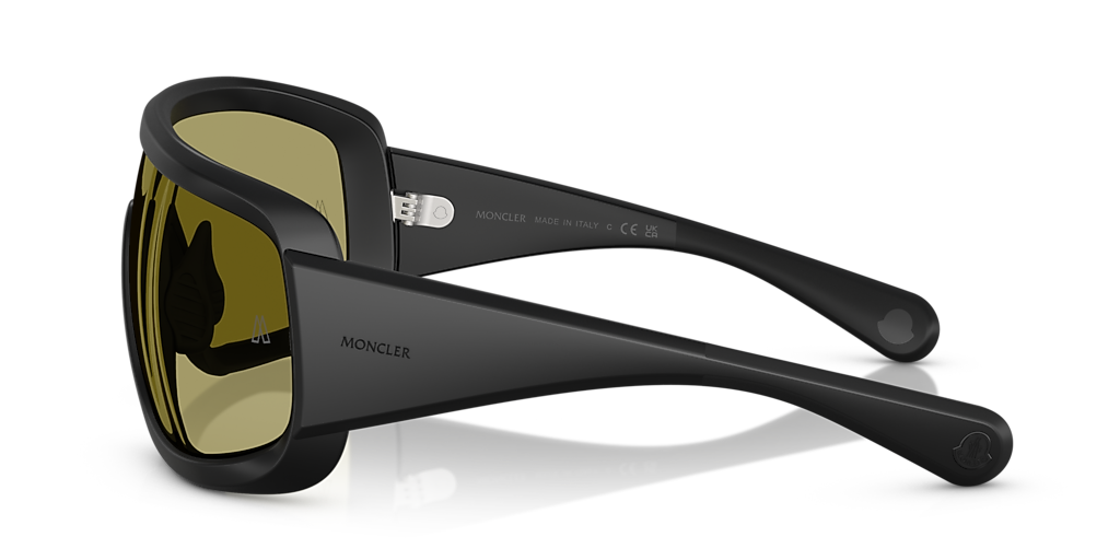 Moncler ME8003 Snowseeker XL (0 - 142) with Green lenses and Black