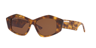 Balenciaga BB0321S L (57 - 17) with Grey lenses and Black frame