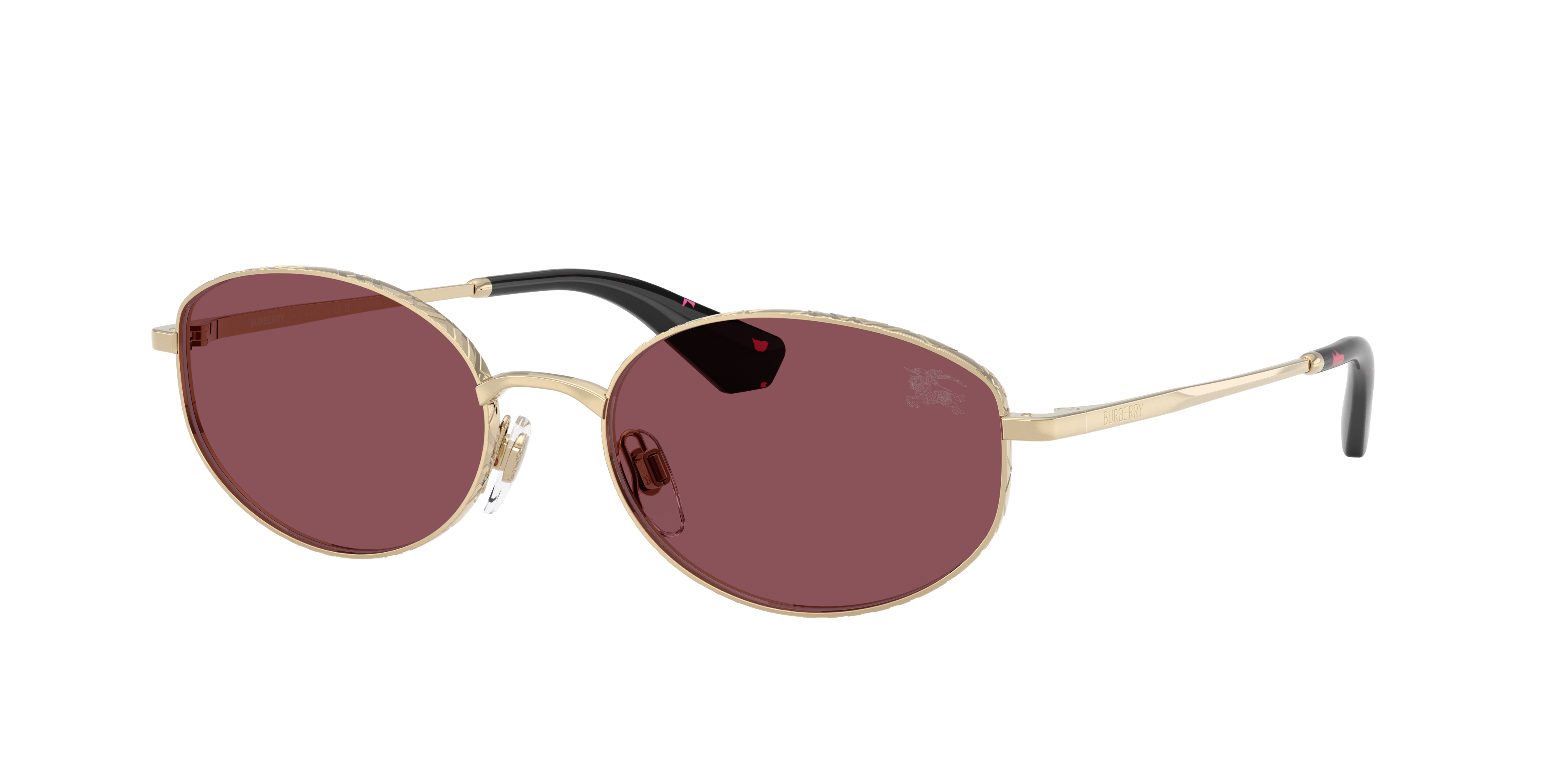 Burberry BE3169 L (55 - 18) with Violet lenses and Gold frame