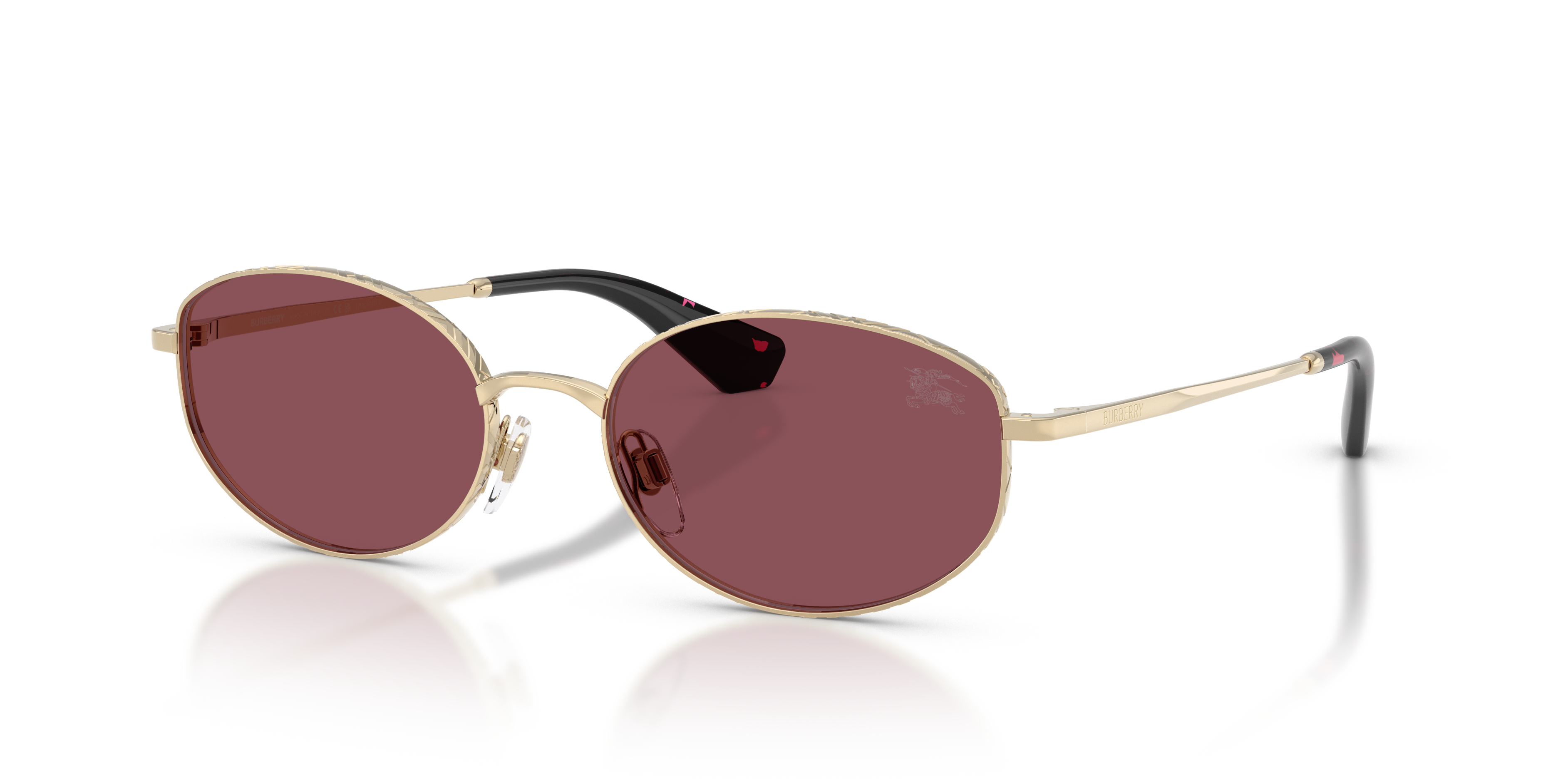 Burberry BE3169 L (55 - 18) with Violet lenses and Gold frame