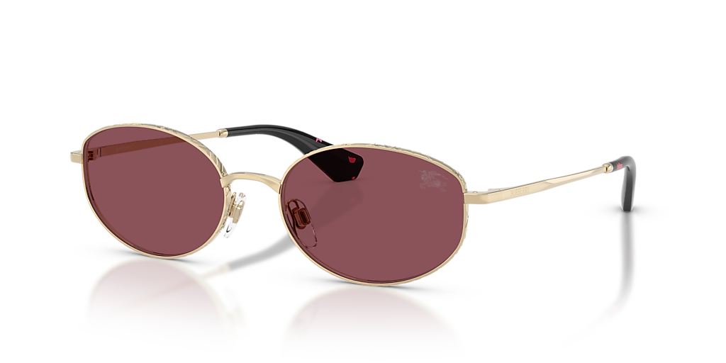 Burberry BE3169 L (55 - 18) with Violet lenses and Gold frame
