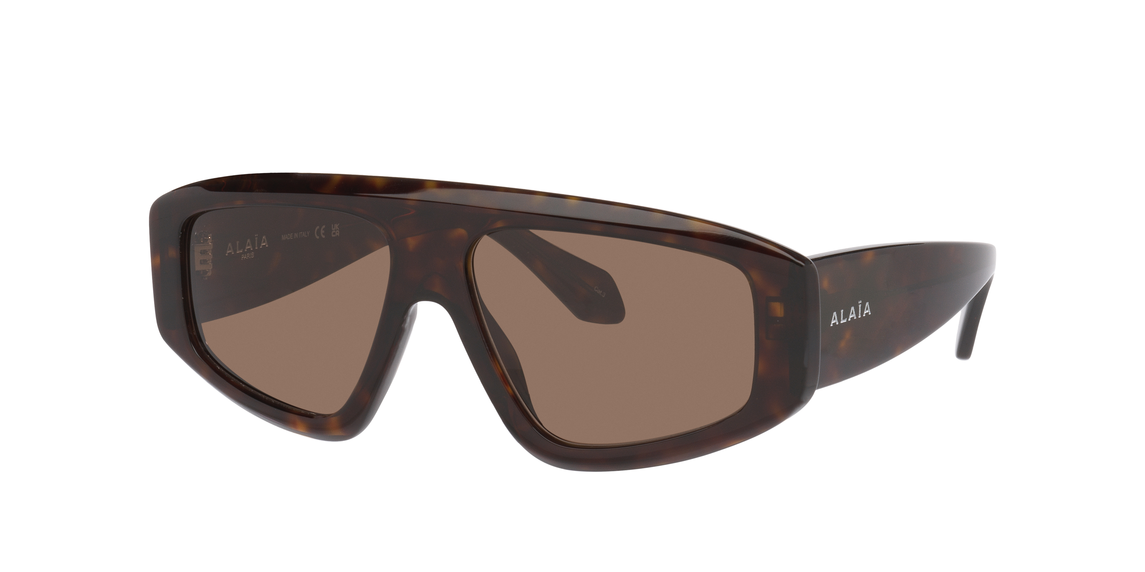 Alaia Woman Sunglass AA0092S -  Frame color: Tortoise, Lens color: Brown