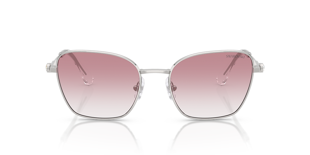 Swarovski SK7029 XL (58 - 19) with Pink lenses and Silver frame