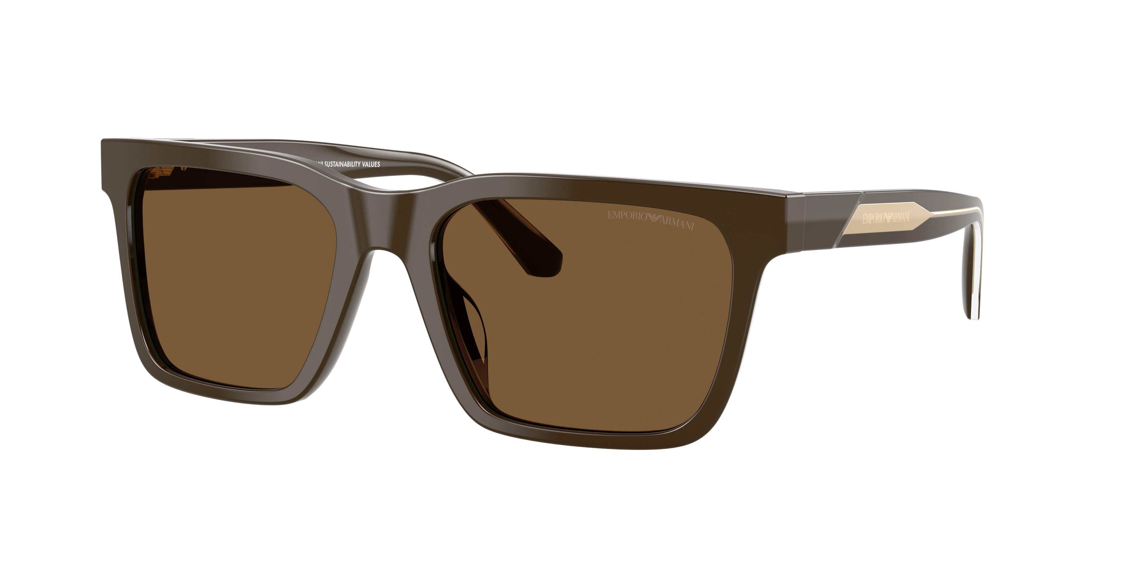 Emporio Armani Full Frame Sunglasses In Green
