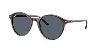 Ray-Ban Clubmaster Reverse L (54 - 21) with Blue lenses and Gold