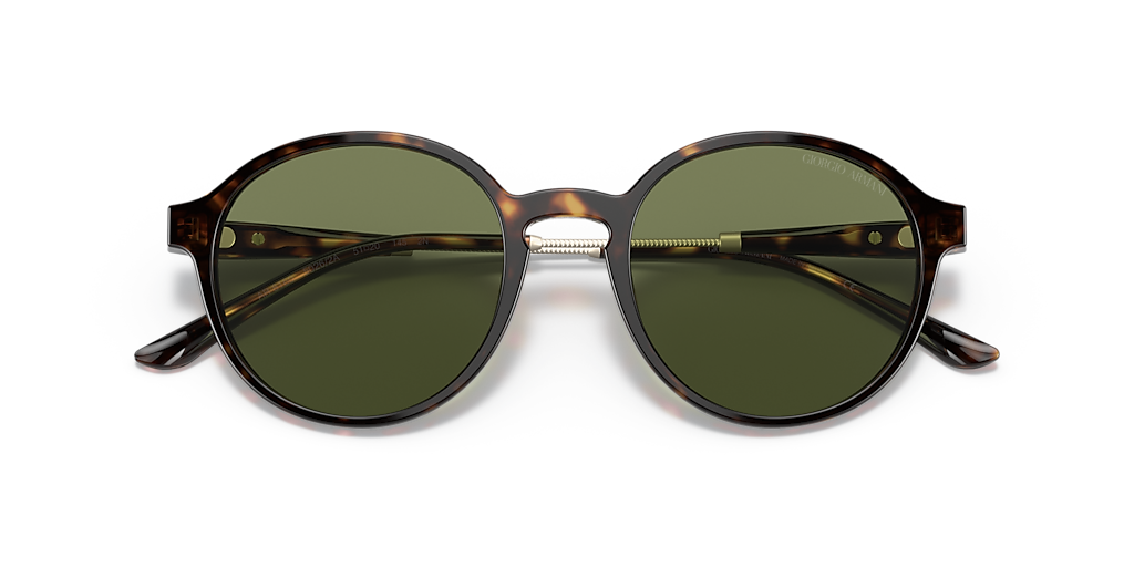 GIORGIO ARMANI AR8160 Havana - Men Sunglasses, Green Lens