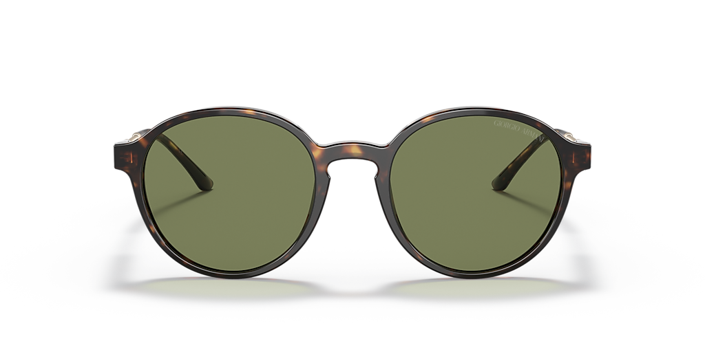 GIORGIO ARMANI AR8160 Havana - Men Sunglasses, Green Lens