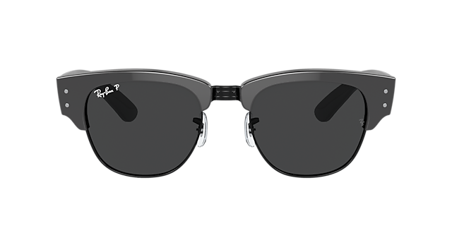 Ray-Ban RB0316S Mega Clubmaster 53 Dunkelblau & Havana gestreift 