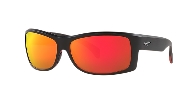 Maui Jim Equator 65 MAUI Green® Mirror Polarized & Matte Black 