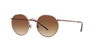 SUNGLASS HUT COLLECTION HU1009 Shiny Copper - Unisex Sunglasses, Gradient Brown Lens