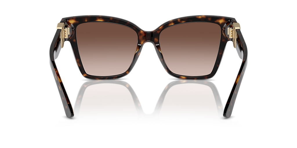 DOLCE&GABBANA DG4470 Havana - Woman Luxury Sunglasses, Brown Gradient Lens