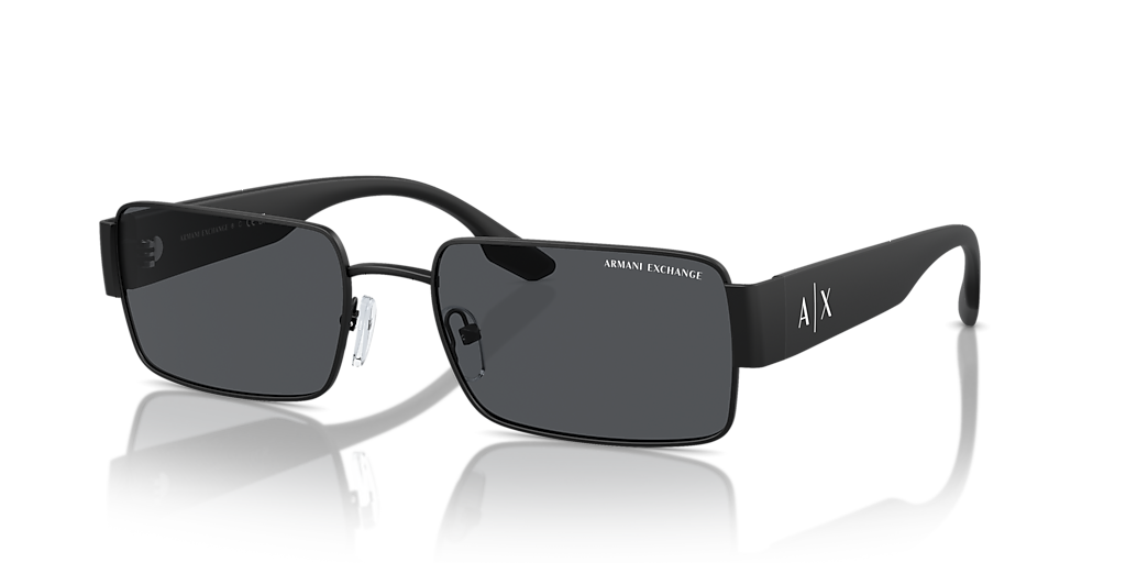 Armani Exchange AX2052S L (57 - 19) with Grey lenses and Black