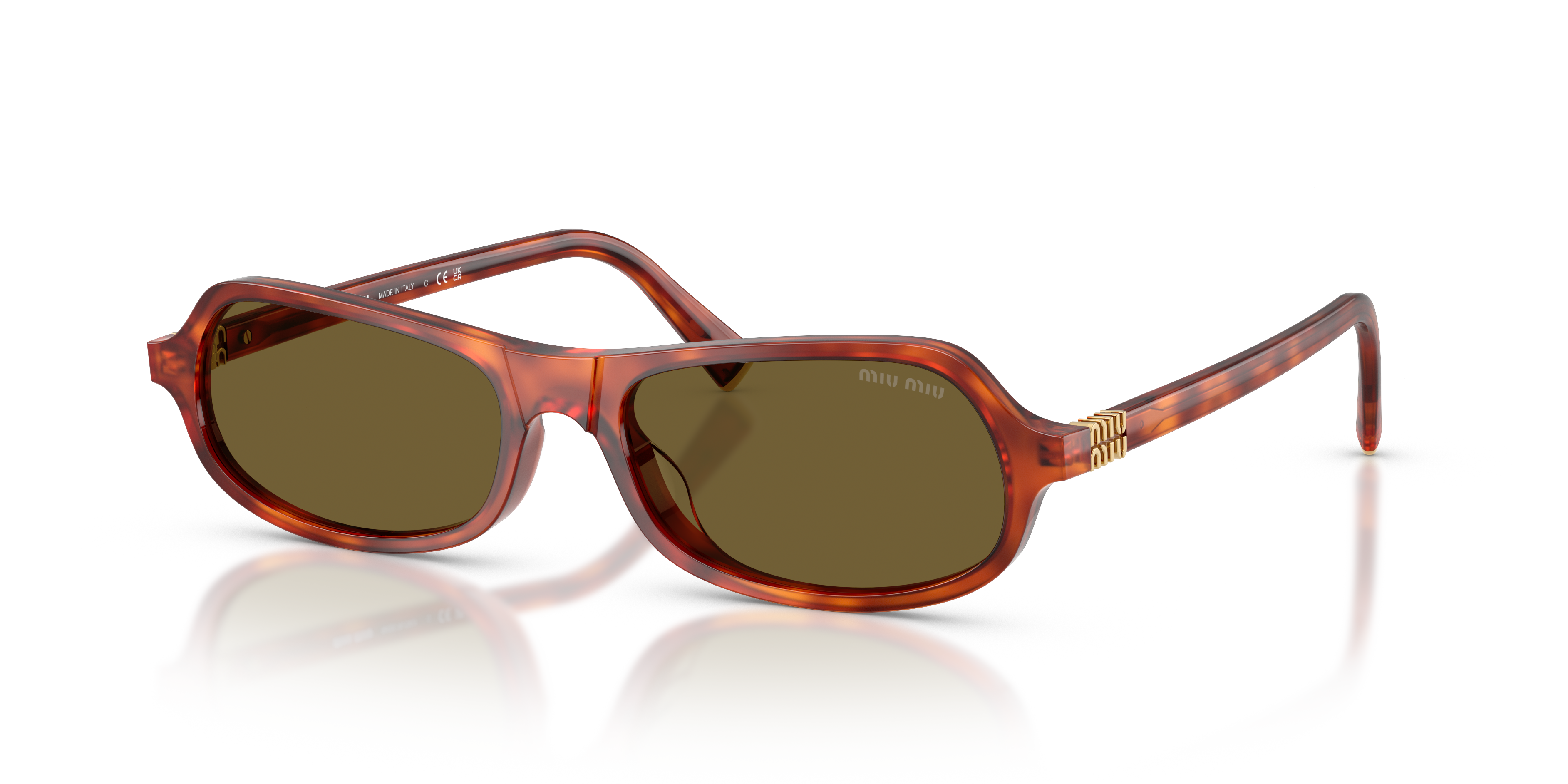 Miu Miu MU B10SU M (55 - 17) with Brown lenses and Brown frame