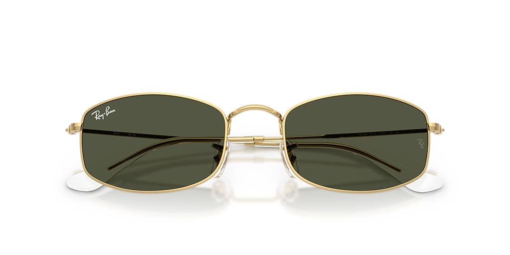 Ray-Ban RB3832 M (52 - 21) with Green lenses and Gold frame  display picture 1