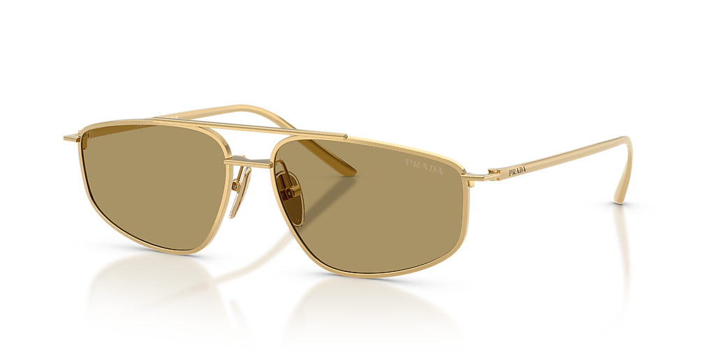 サングラス　プラダ　PRADA 金　ゴールド ゴールド（金色）系 PRADA(プラダ) サングラス(メンズ) - ブランド通販