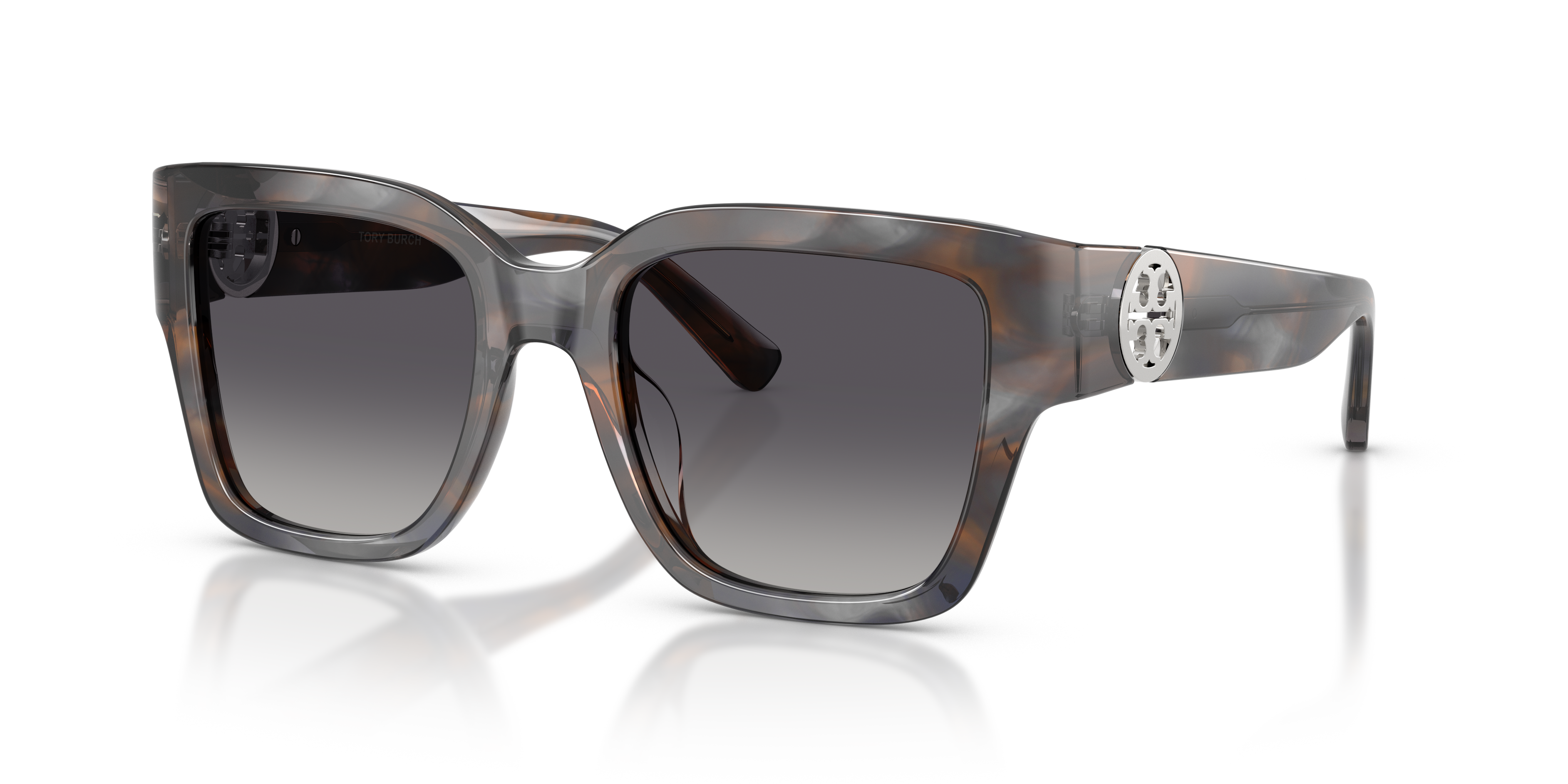 Tory Burch TY7228U M (52 - 20) with Grey lenses and Blue frame
