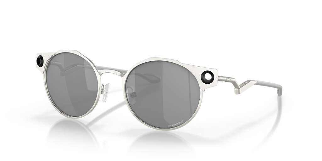 Oakley Deadbolt™ M (50 - 19) with Black lenses and Silver frame