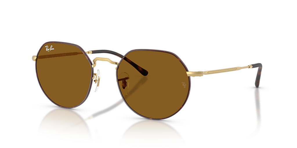 Ray-Ban RB3565 Jack L (53 - 20) with Brown lenses and Tortoise