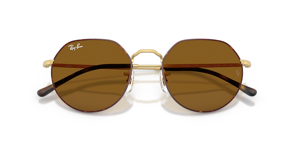 Ray-Ban RB3565 Jack L (53 - 20) with Brown lenses and Tortoise
