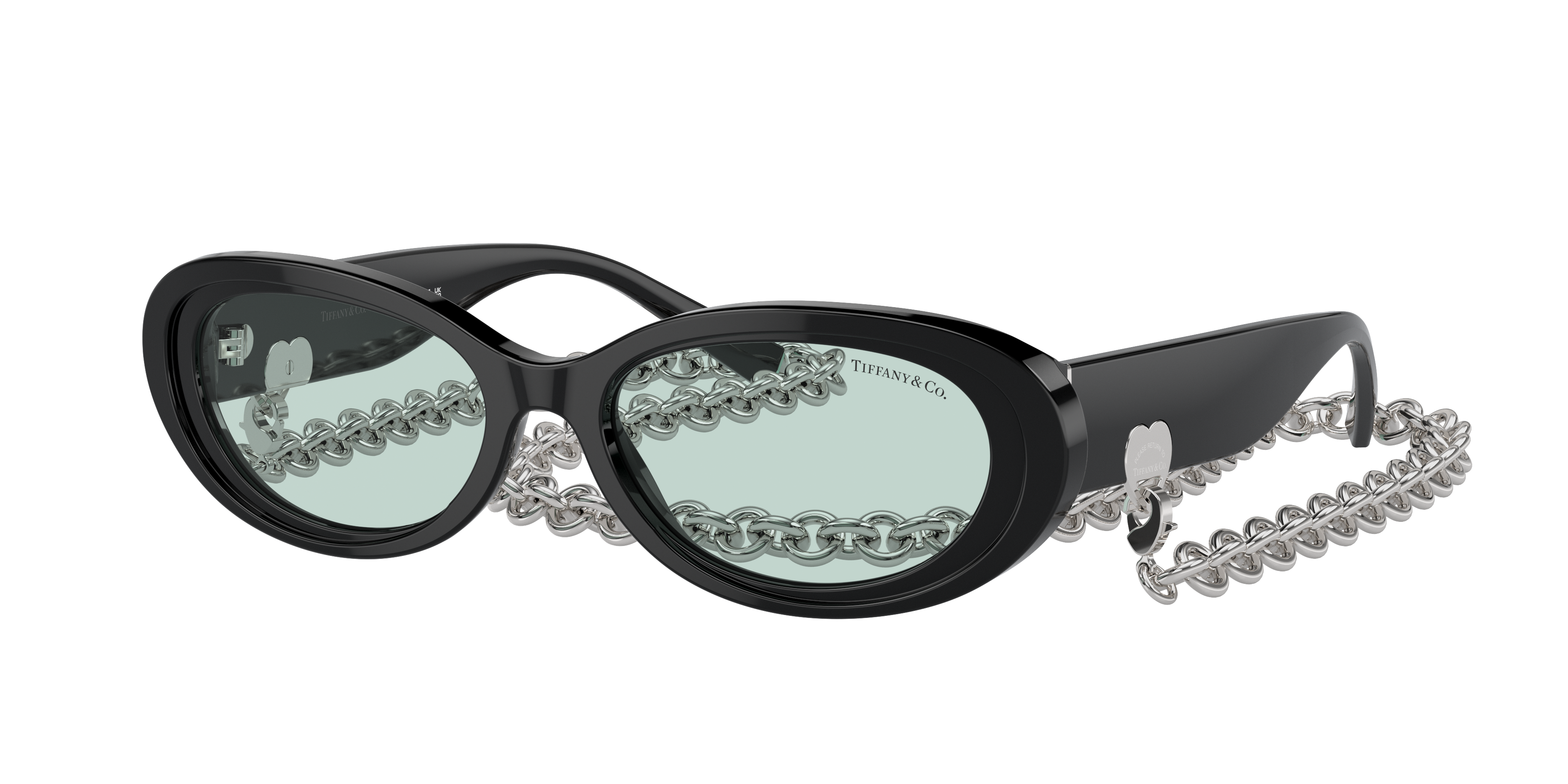Tiffany & Co. Woman Sunglass TF4221 -  Frame color: Black, Lens color: Light Azure