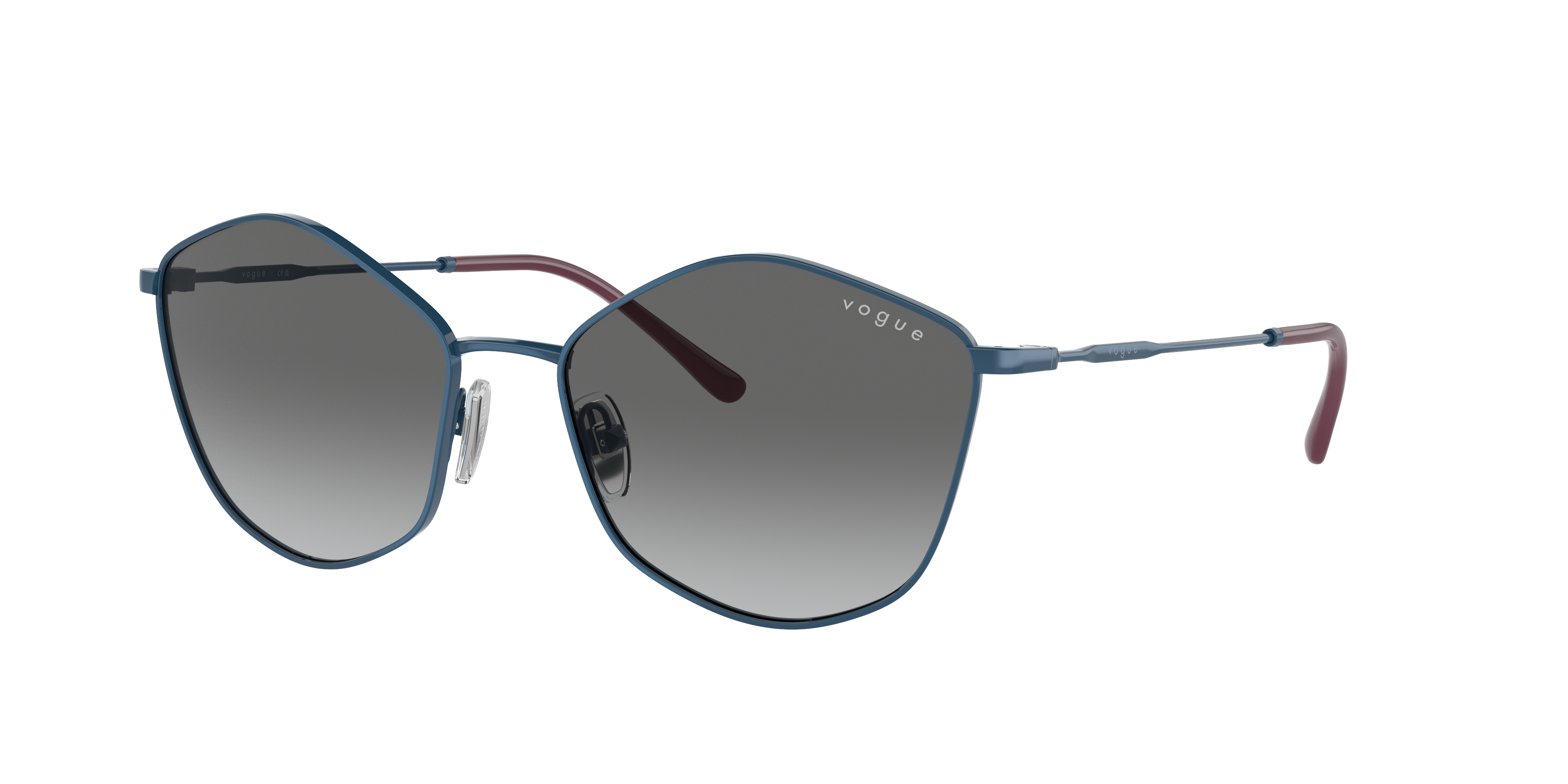 Vogue Eyewear Woman Sunglass VO4282S -  Frame color: Blue, Lens color: Grey Gradient