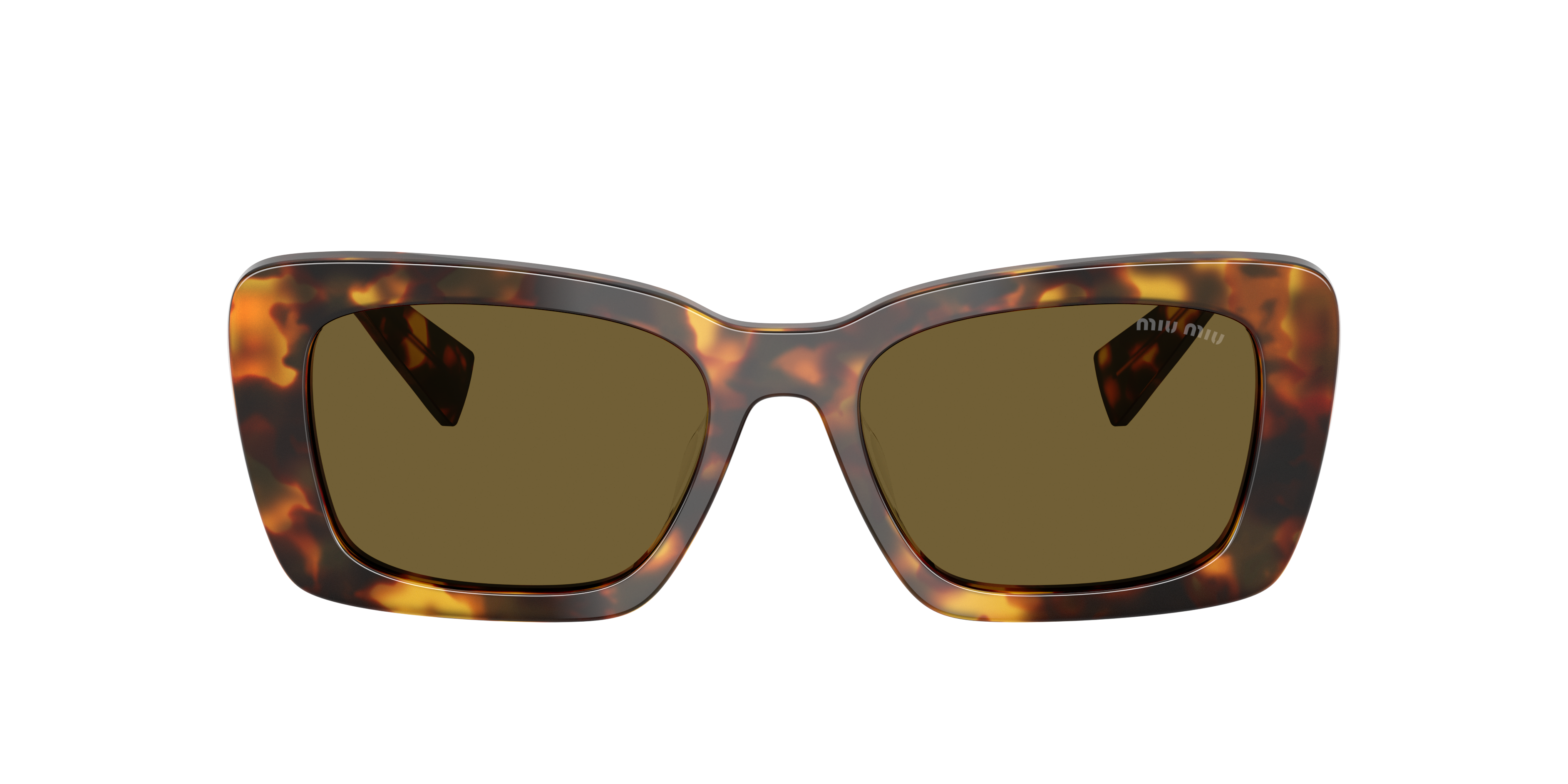 Miu Miu Woman Sunglass Mu 07ys In Brown