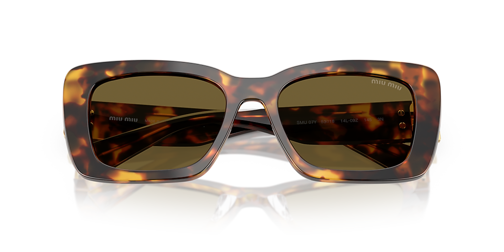Miu Miu MU 07YS L (53 - 18) with Brown lenses and Tortoise frame
