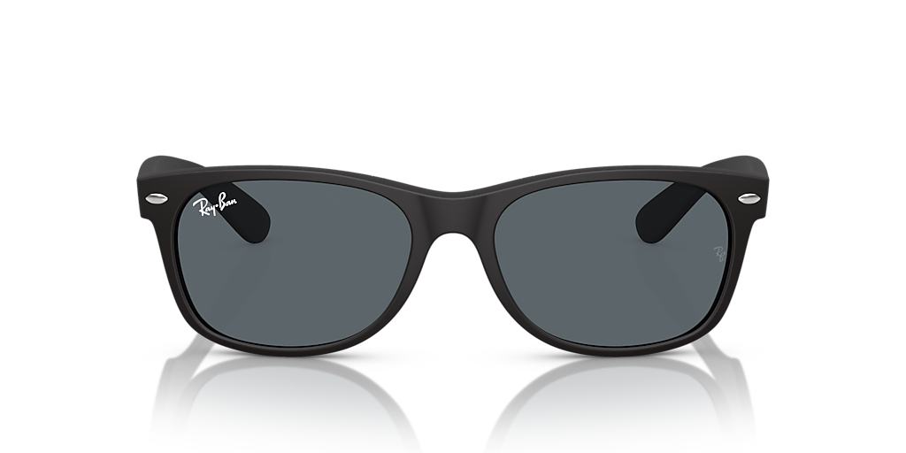 Ray-Ban RB2132F New Wayfarer Classic M (55 - 18) with Blue lenses