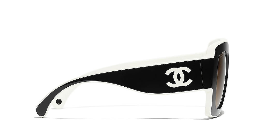 Chanel Square Sunglasses CH6059 M (52 - 20) with Brown