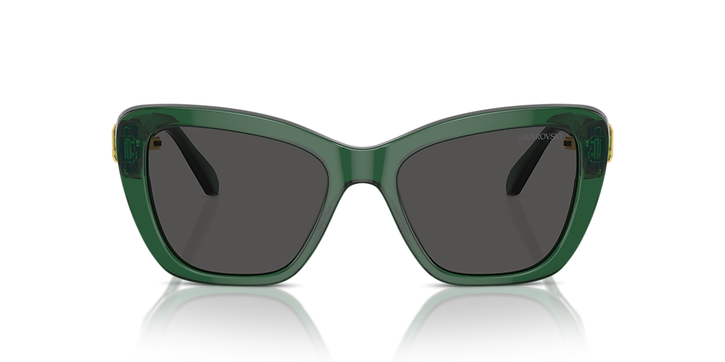 Swarovski SK6018 XXS (52 - 18) with Grey lenses and Green