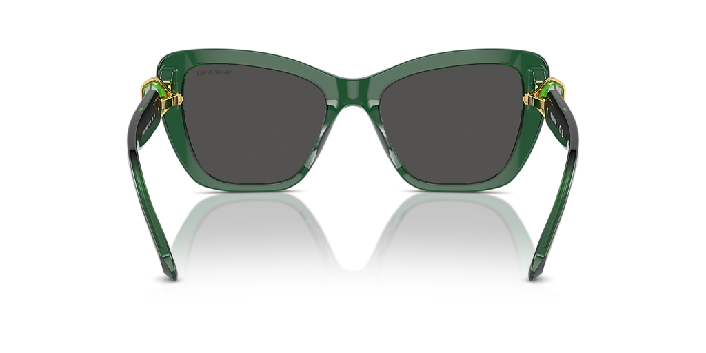 Swarovski SK6018 XXS (52 - 18) with Grey lenses and Green