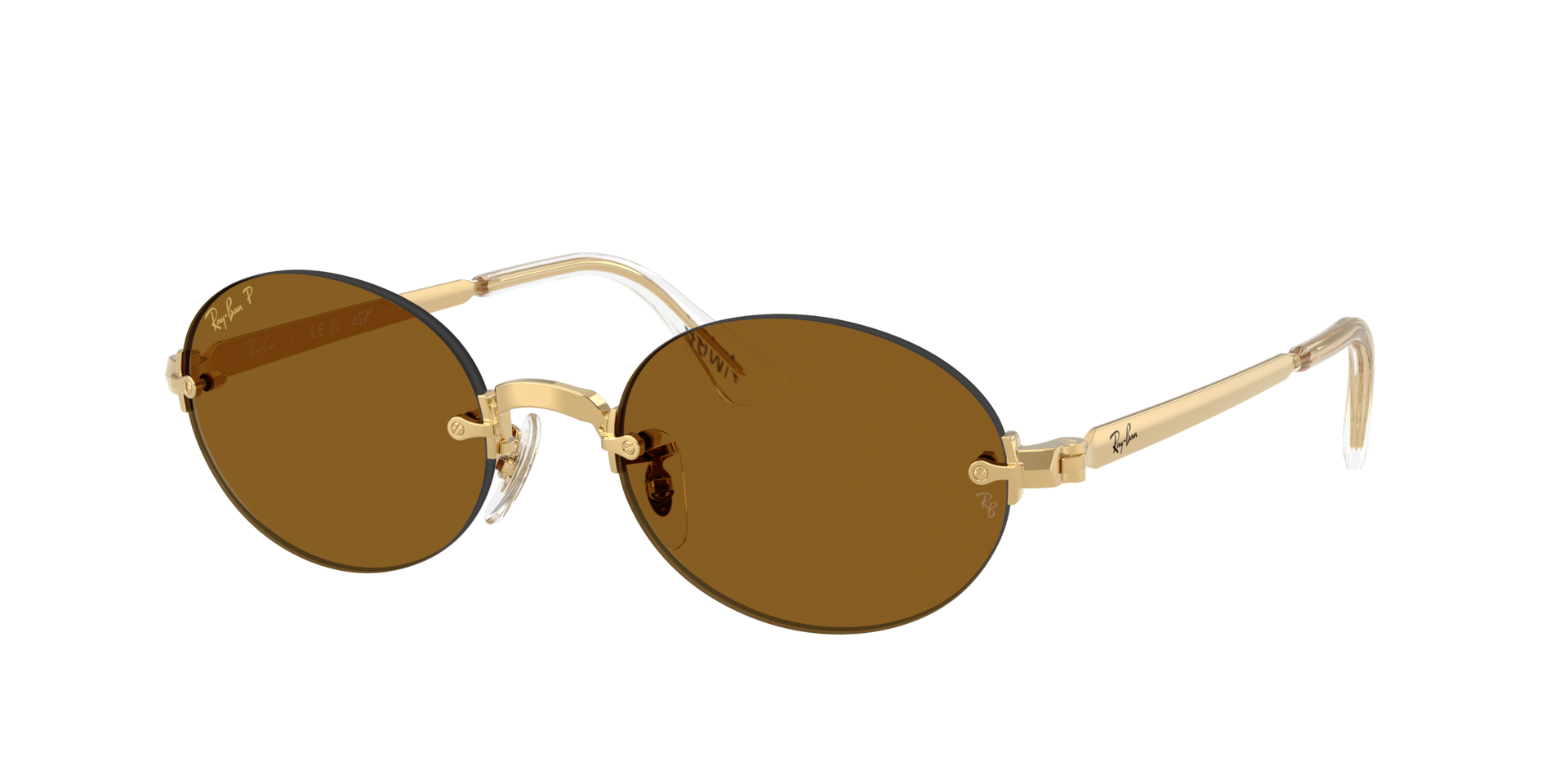 Ray-Ban Unisex Sunglass RB3929 -  Frame color: Arista Gold, Lens color: Dark Brown Polarized