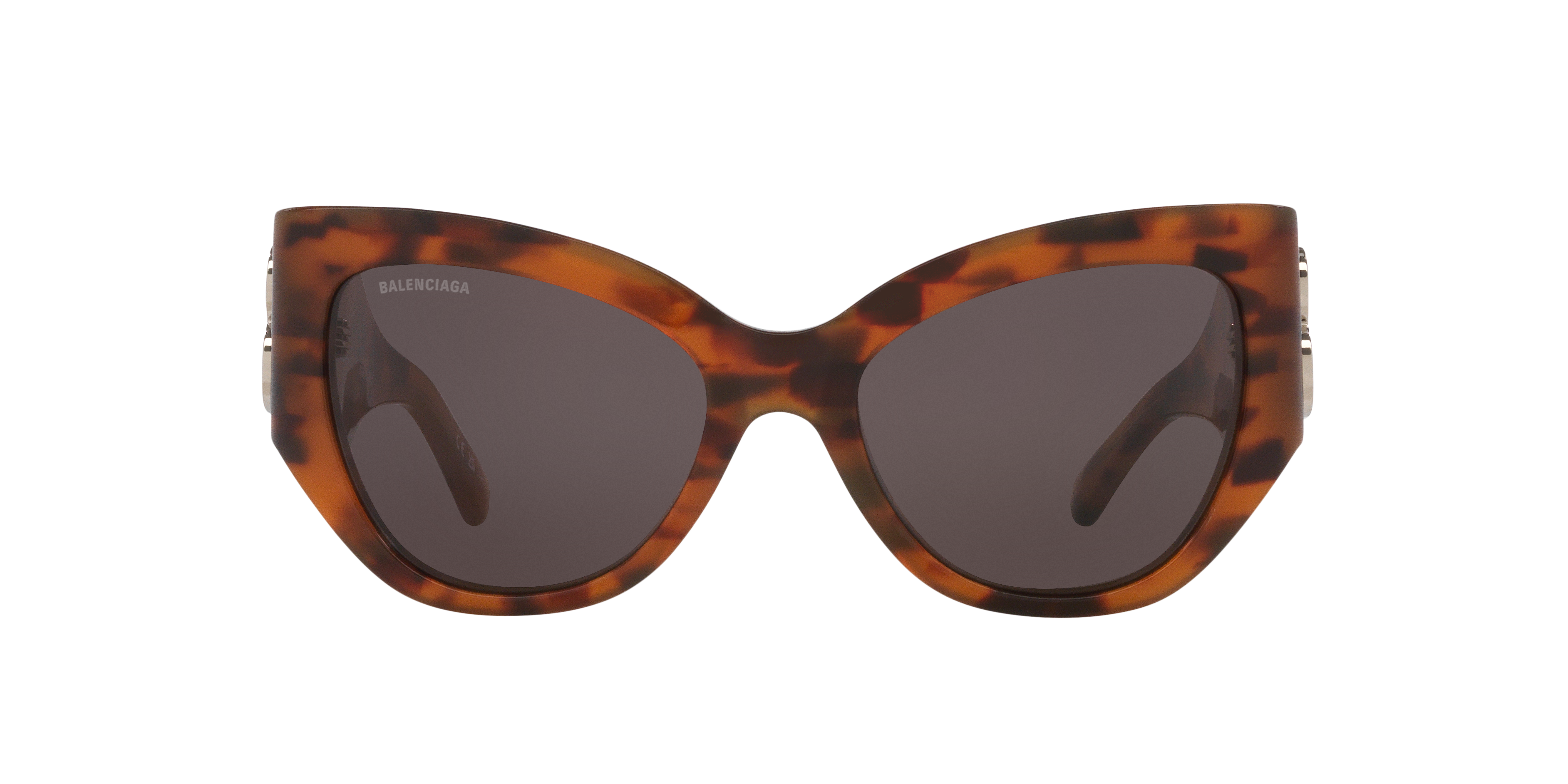 Balenciaga BB0322S M (55 - 19) with Grey lenses and Tortoise