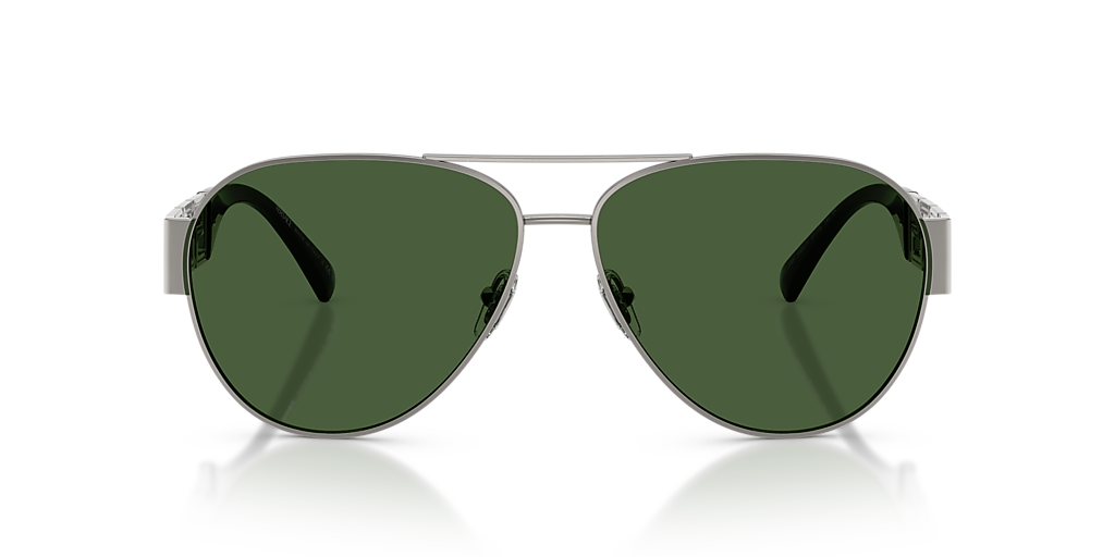 Versace VE2289 XL (61 - 13) with Green lenses and Grey frame  display picture 1