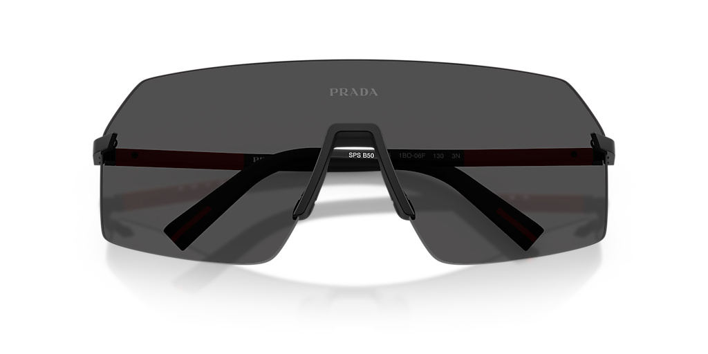 Prada Linea Rossa PS B50S XL (0 - 136) with Grey lenses and Black