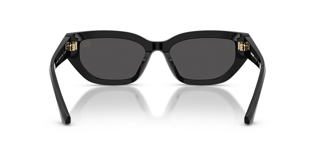 Burberry BE4463D M (54 - 18) with Grey lenses and Black frame