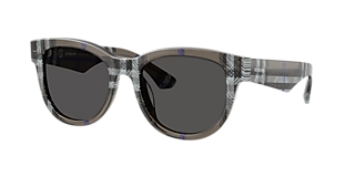 Burberry BE4462 M (64 - 20) with Grey lenses and Green frame  display picture 1