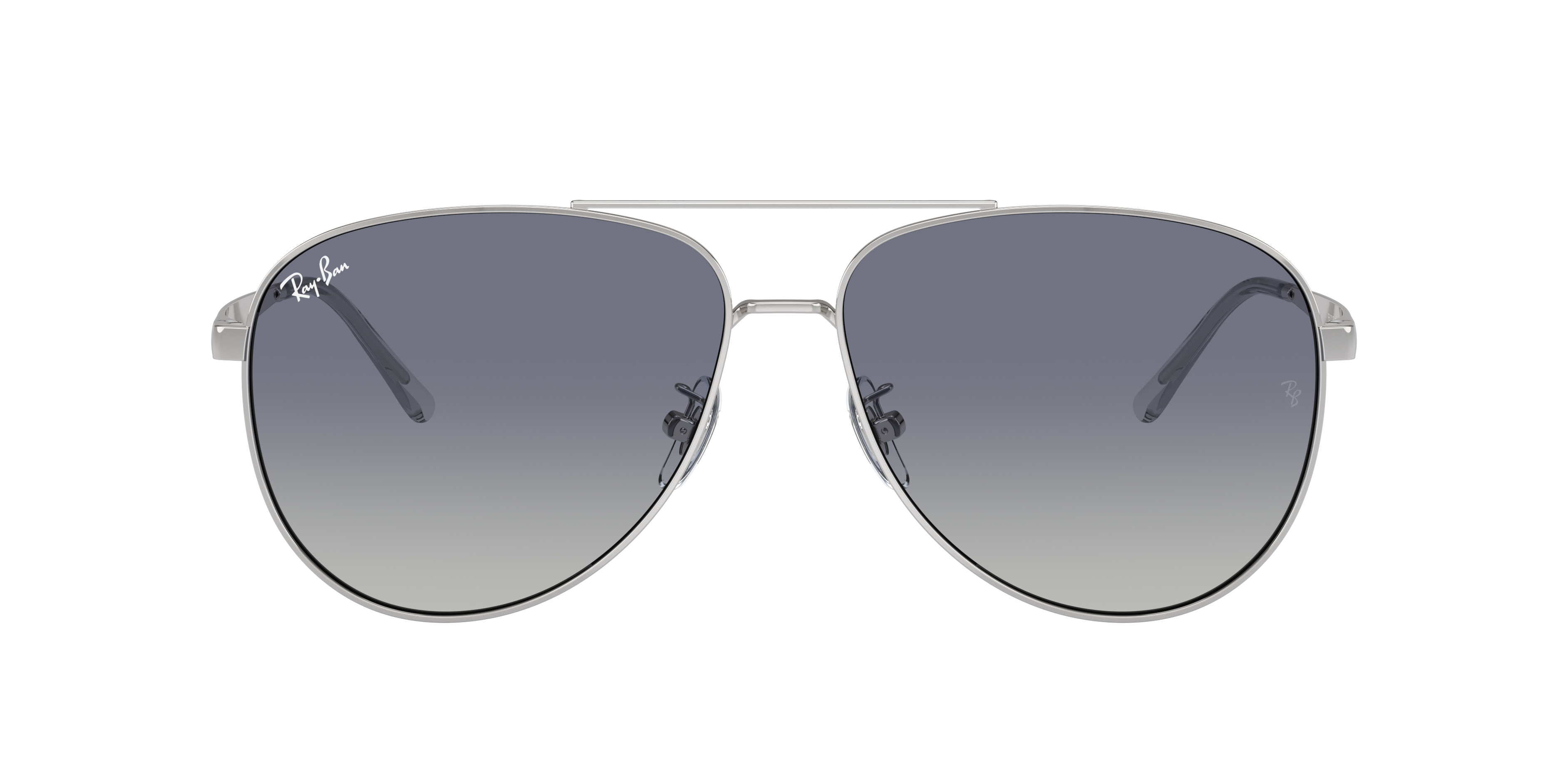 Ray-Ban RB3712D XXL (62 - 14) with Grey lenses and Silver frame