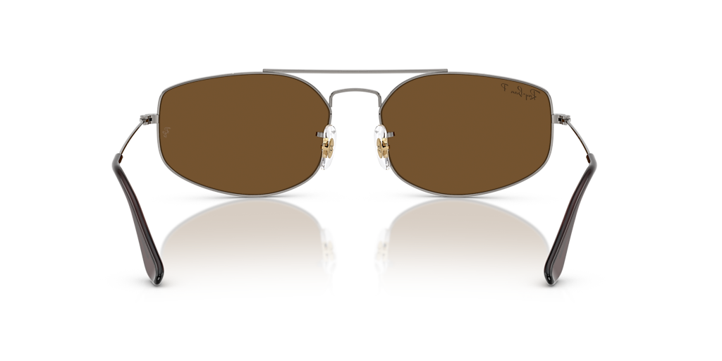 Ray-Ban RB3845 Explorer V XXL (60 - 17) with Brown lenses and Grey
