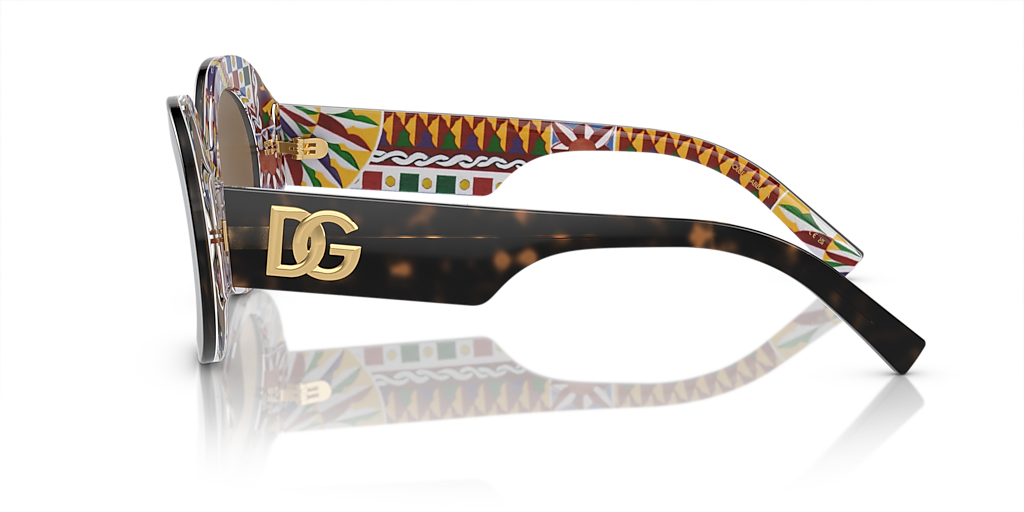 DOLCE & GABBANA ラウントフレムサンクラス 0DG4448 321773 DG4448 sunglasses | SmartBuyGlasses CA